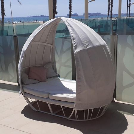 Luxury Beach Front Apartment With Pool Valencie Exteriér fotografie