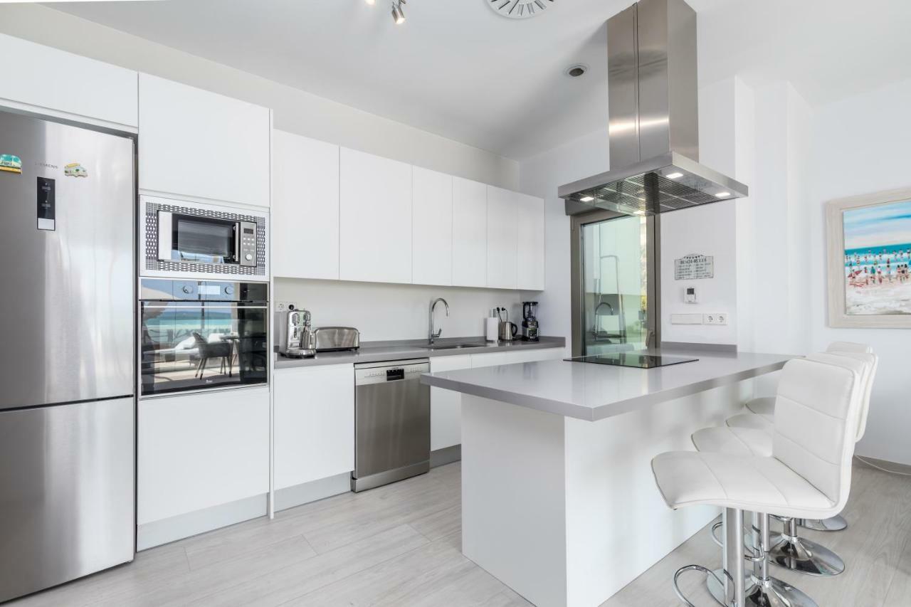 Luxury Beach Front Apartment With Pool Valencie Exteriér fotografie